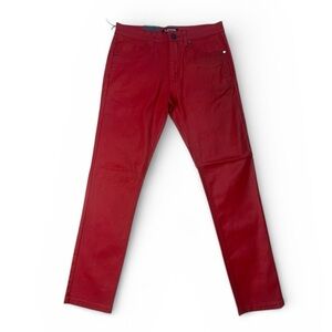 Sz 34x32 Vibrant Red dem shine Jeans